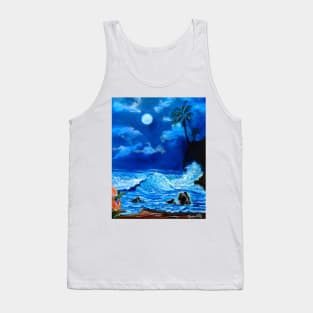 Tropical Moonlight Tank Top